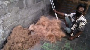 Kerajinan Desa Borobudur - Sabut Kelapa