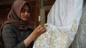 Kerajinan batik catra - Desa Borobudur