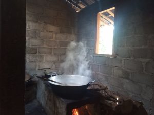 Kuliner tradisonal jenang sirat dusun Dawung Desa Bigaran Borobudur- proses masak