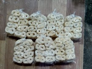 Makanan tradisional berbahan singkong - Geblek - Desa Bigaran Borobudur-geblek yang jadi