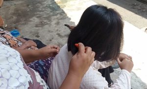 Pengetahuan tradisional - perawatan rambut Metani - desa Bigaran Borobudur 1