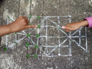 Permainan tradisional Desa Bigaran -bas basan 3