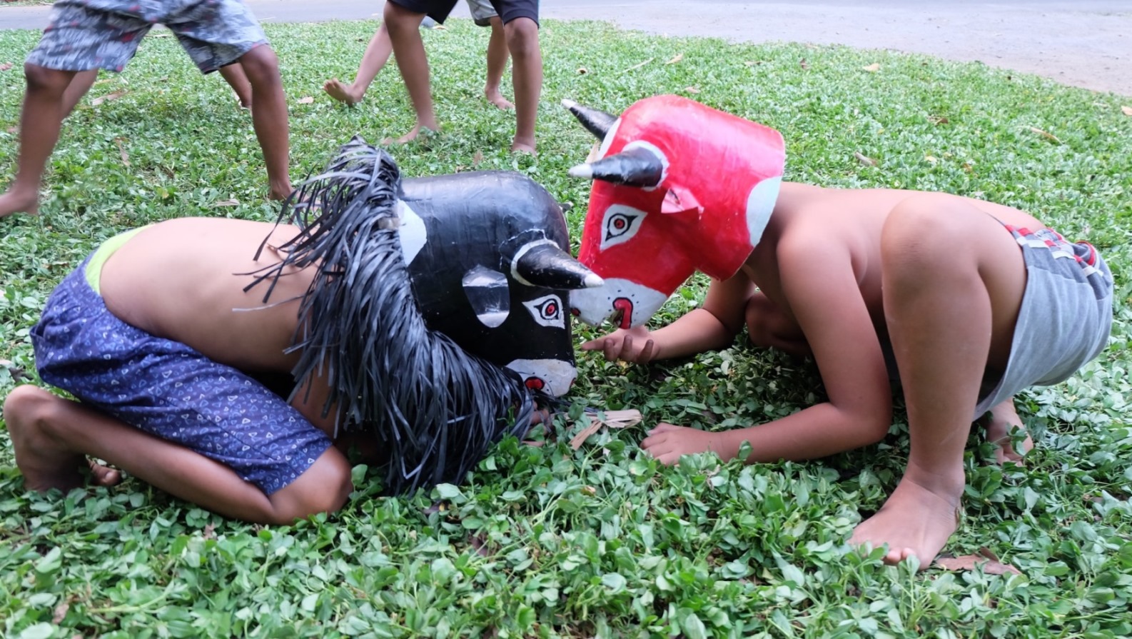 Permainan tradisional Desa Bigaran -ndhas ndhasan