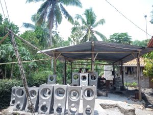 Proses penjemuran Pembuatan Luweng di Desa Bigaran Borobudur