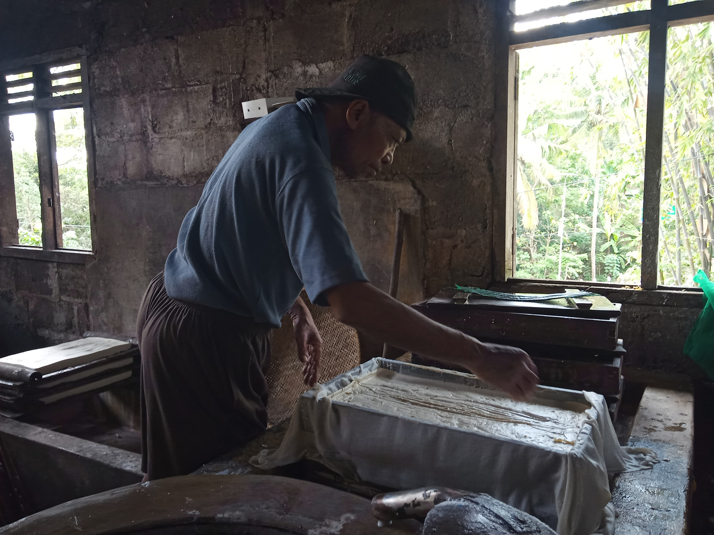 pabrik tahu di Desa Bigaran Borobudur