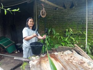 teknologi tradisional sumur dan nimba untuk kebutuhan air - Desa Bigaran Borobudur 2