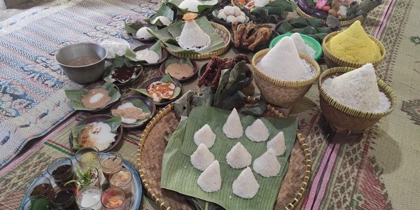 Sajen - Makanan spiritual - Tumpeng Golong Giling dan Ingkung - Desa Giripurno 06